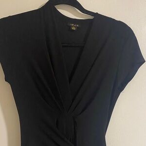 IMAN Elegant Black Dress